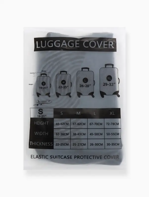 Чехол для чемодана &laquo;Кот&raquo;, 20", синий