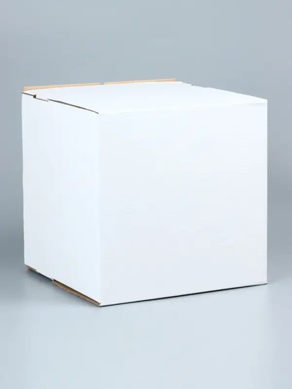 Коробка для торта, без окна, белая, 30&times;30&times;30 см