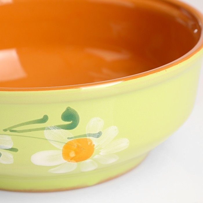 Миска  Миска "Русская малая" 0,5л / 15,5х6см, зеленая