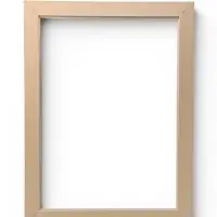 Рама для картин и зеркал Elegance de Lumi, 50&times;70 см, пластик, белая с золотом