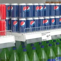 Ценникодержатель полочный самоклеящийся DBR=52, 1000 мм, прозрачный