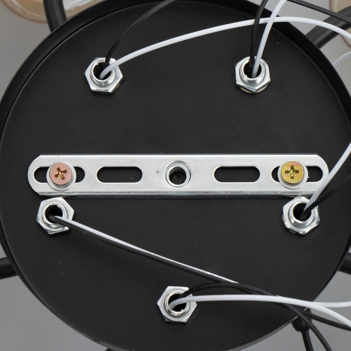 Люстра Люстра "Арнелла" 5хЕ27 40Вт чёрный 58х58х27 см BayerLux