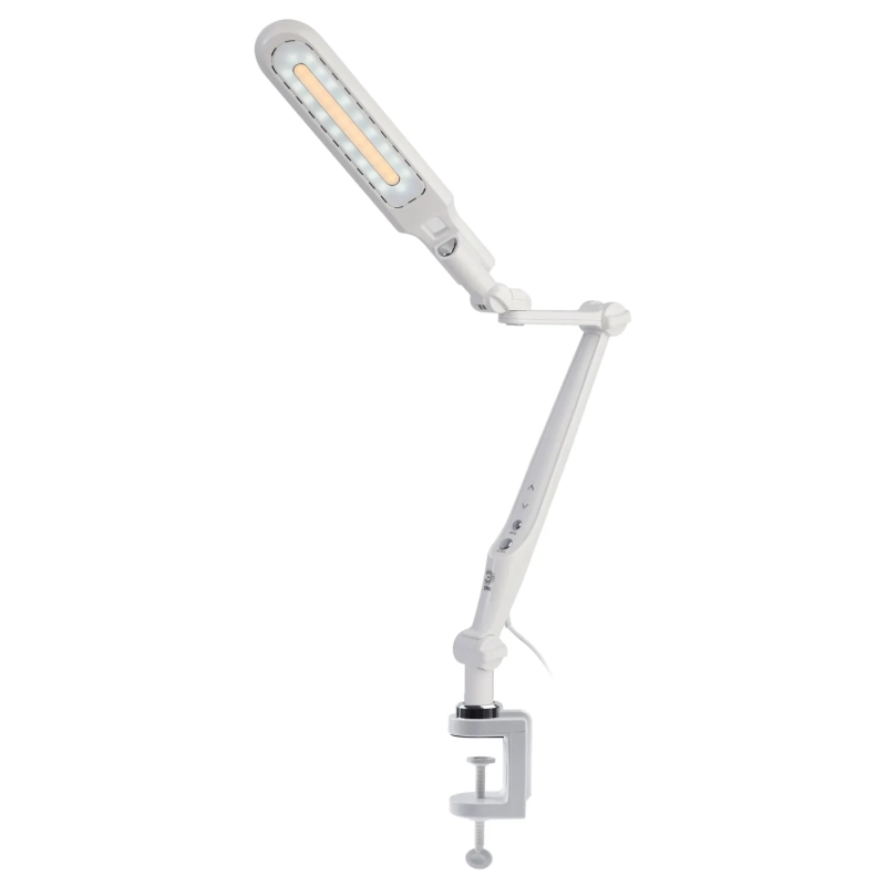 Светильник настольный  ЭРА NLED-496-12W-W светодиодный на струбцине, белый
