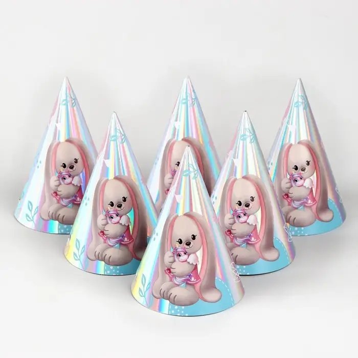 Колпак голографический «Милая зайка» Колпак голографический «Милая зайка»