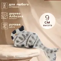 Сувенир &laquo;Котёнок Матвей подглядывает&raquo;, 9&times;5.5&times;3 см, дерево