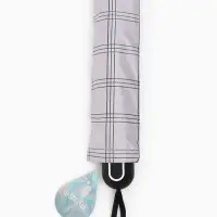 Зонт мех R47/55 8сп 4сл эпонж В/У УФ КЛЕТКА прямая ручка с/рез розовый пакет