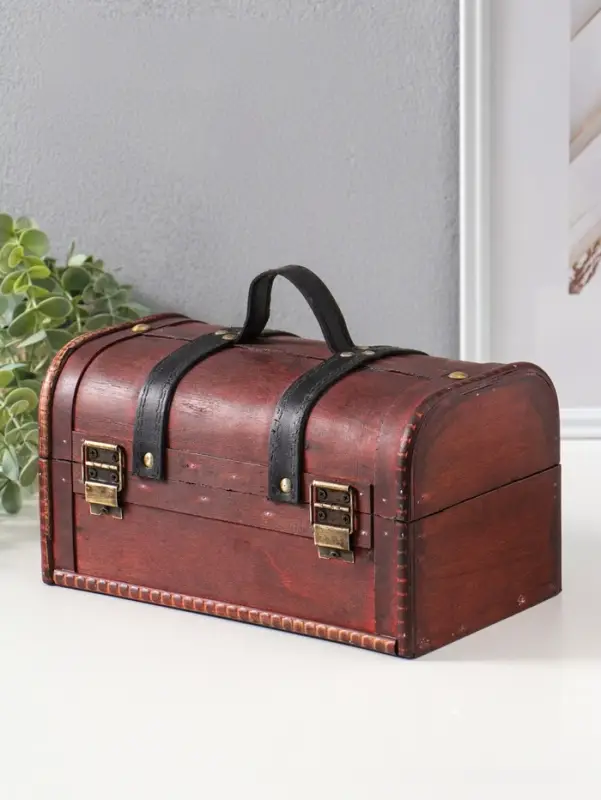 Шкатулка для украшений &laquo;Сундук. Джино&raquo;, дерево, 26&times;15&times;14 см