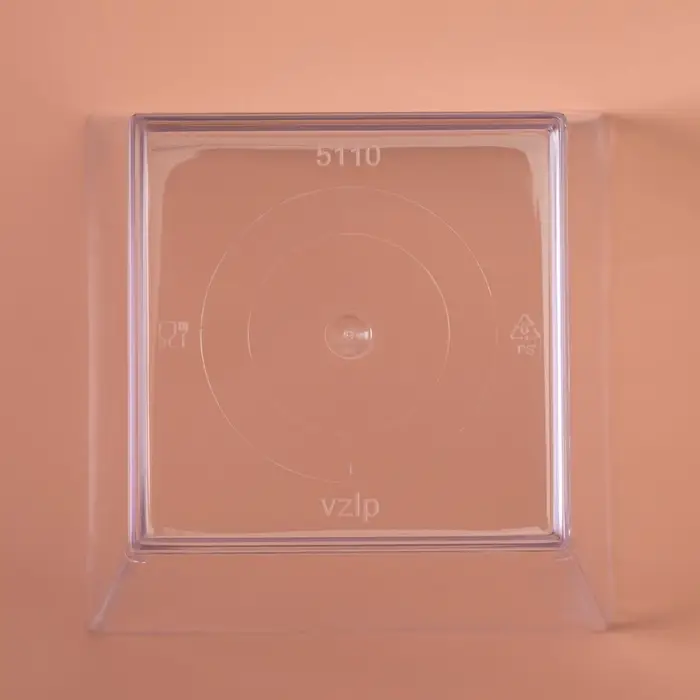 Форма пластиковая одноразовая для фуршета «Квадрат», 150 мл, прозрачная Форма пластиковая одноразовая для фуршета «Квадрат», 150 мл, прозрачная