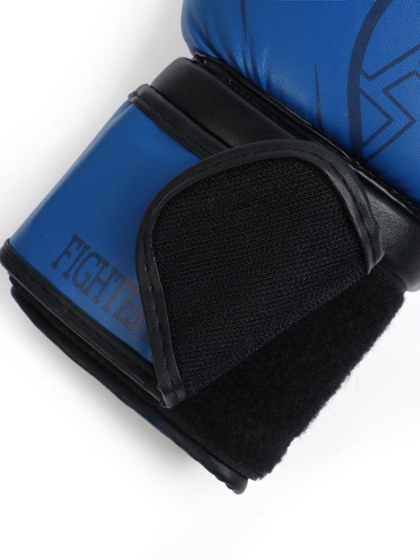Боксерские перчатки FIGHT EMPIRE, B8102, синие, размер 12 oz