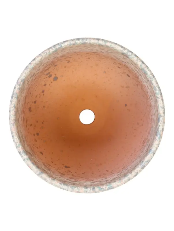 Горшок цветочный с поддоном 0,8 л, белый керамика Горшок цветочный с поддоном 0,8 л, белый керамика "Пряности" (М)