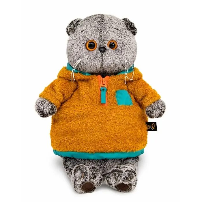 Мягкая игрушка "Кот Басик в анораке", 22 см Ks22-297