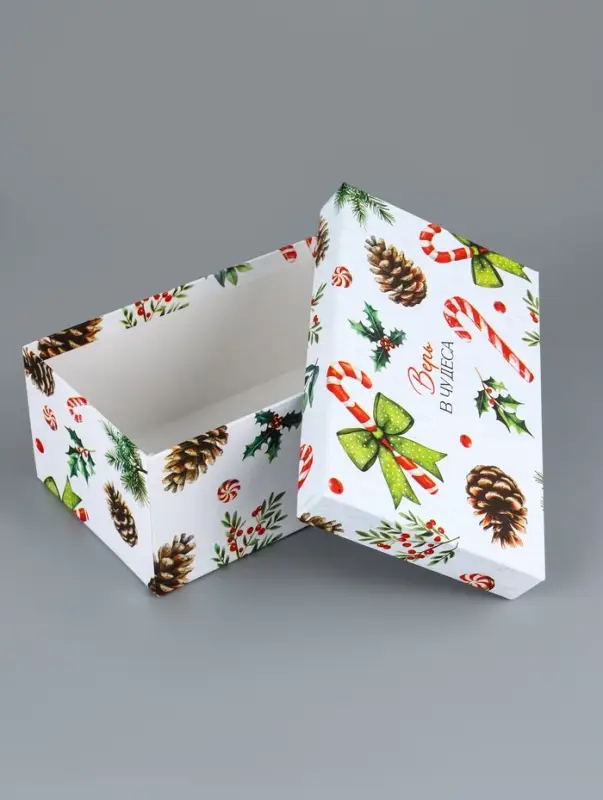 Набор подарочных новогодних коробок 10 в 1 «Новогодние мечты», 30×19×11.5 - 12×6.5×4 см Набор подарочных новогодних коробок 10 в 1 «Новогодние мечты», 30×19×11.5 - 12×6.5×4 см
