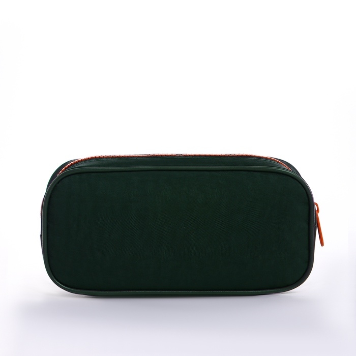 Косметичка-пенал на молнии, цвет хаки