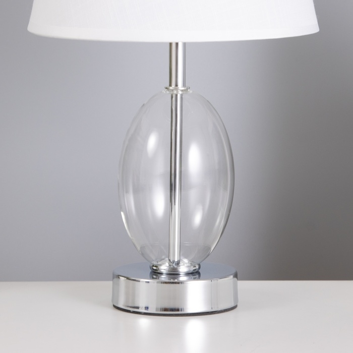 Лампа настольная Лампа настольная "Изольда" 1х40Вт Е27 прозрачный 22,5х22,5х38см