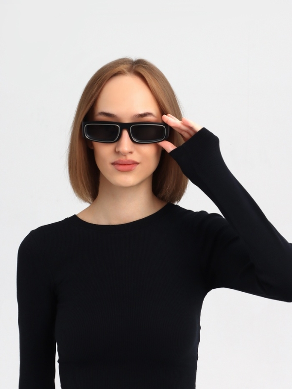 Очки солнцезащитные OneSun, UV 400, линза 3.8 х 6.5 см, ширина 14.4 см, дужка 13.5 см