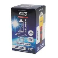 Галогенная лампа AVS ATLAS BOX/5000К/ H7.12V.55W.коробка 1шт.