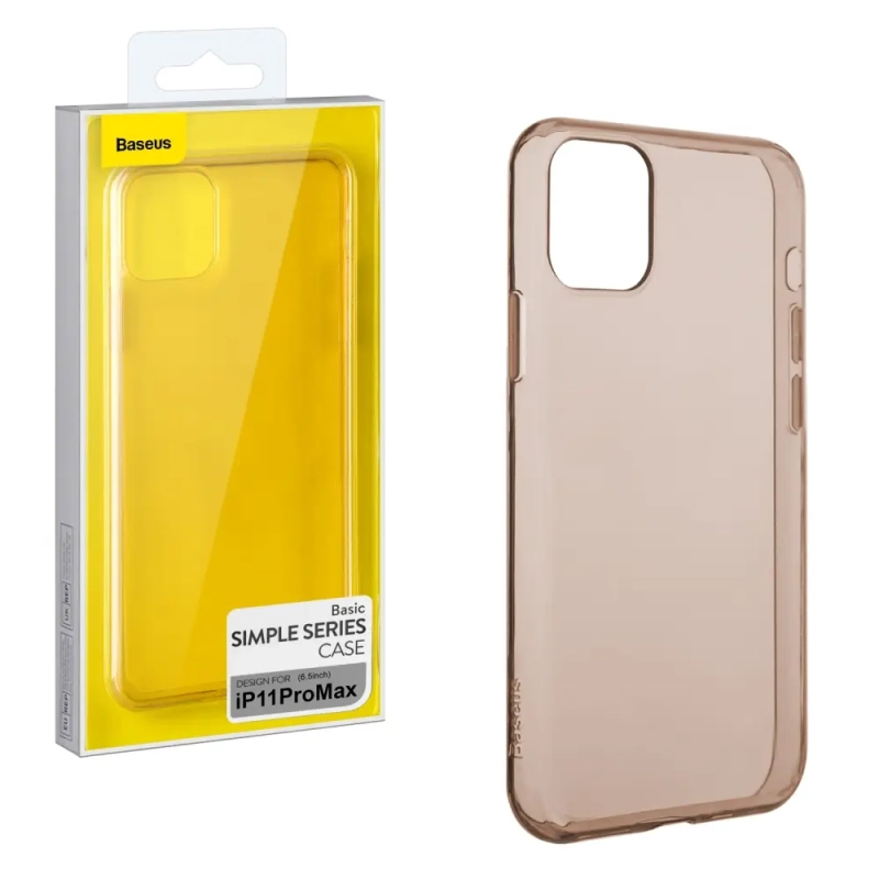Чехол iPh 11 Pro MAX Simple Series Baseus Gold Чехол iPh 11 Pro MAX Simple Series Baseus Gold