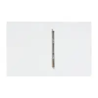 Папка с пружинным скоросшивателем А4, 500 мкм, корешок 15 мм, Calligrata, до 100 листов, белая