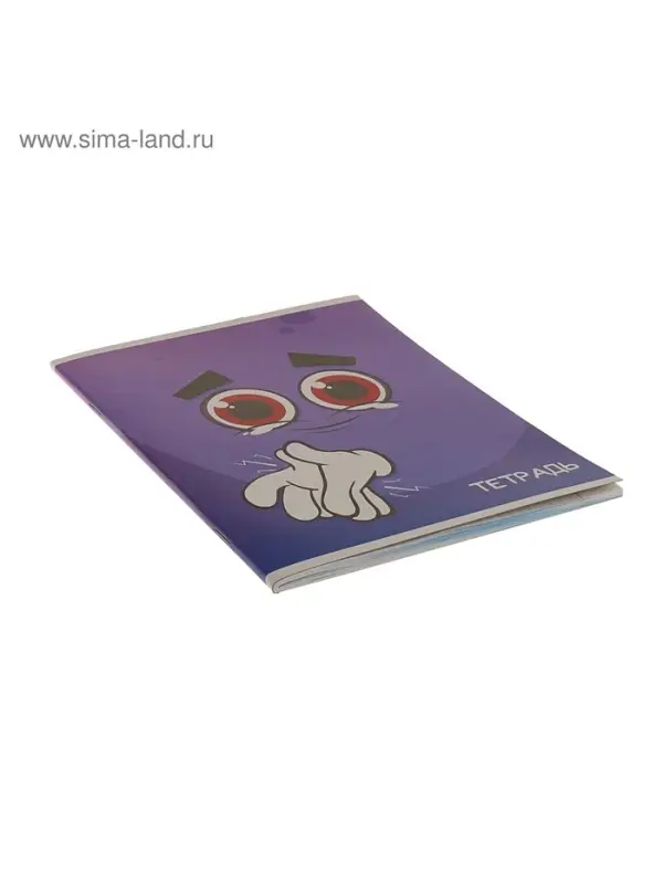 Тетрадь 48 листов в клетку Calligrata &laquo;Смайлики-2&raquo;, обложка мелованный картон, блок офсет, МИКС