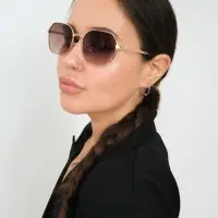 Очки солнцезащитные &laquo;OneSun. Овал&raquo;, uv 400, футляр, салфетка