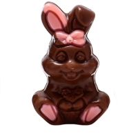 Шоколадные фигурки "Пасхальные кролики", 60 г Шоколадные фигурки "Пасхальные кролики", 60 г