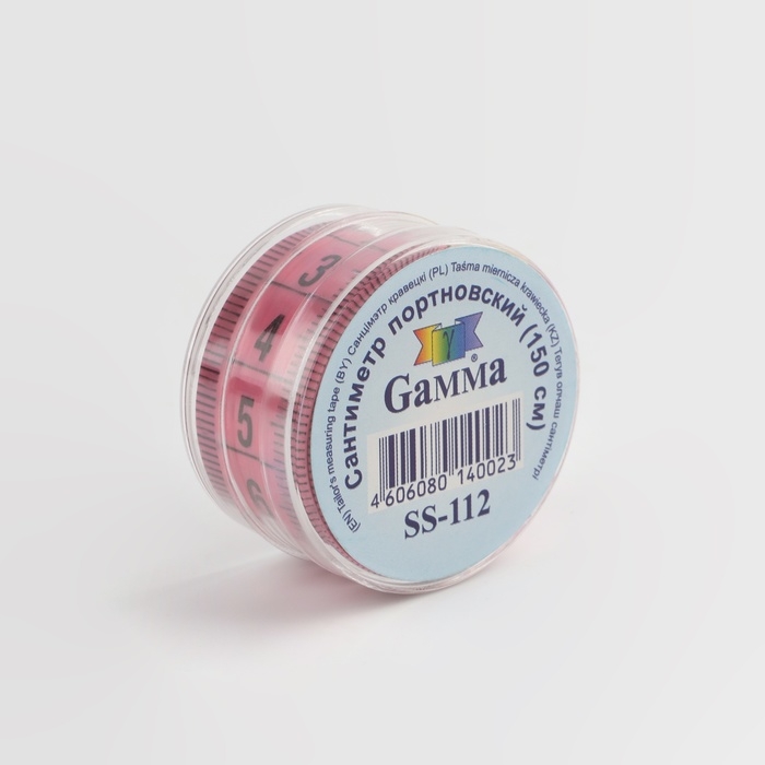 Сантиметровая лента в футляре, 150 см, цвет МИКС Сантиметровая лента в футляре, 150 см, цвет МИКС