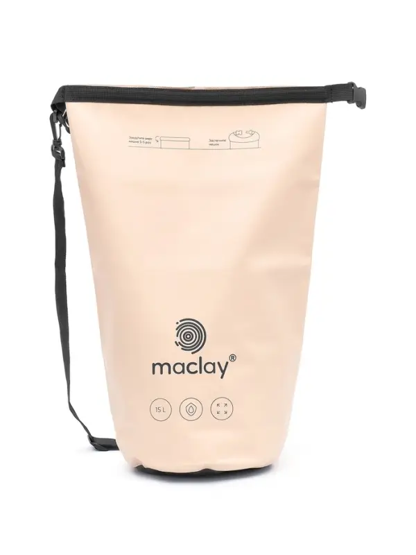 Гермомешок туристический maclay, 15 л, 500D, с лямкой, МИКС