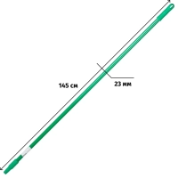 Рукоятка HEVA стекловолокно 1450мм 0,38кг зеленая 169711