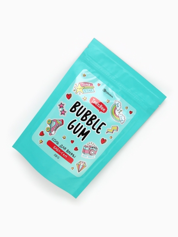 TEEN BEE Соль для тела в пакете 250 гр, аромат жвачка TEEN BEE Соль для тела в пакете 250 гр, аромат жвачка