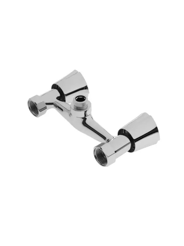 Смеситель для душа ZEIN Z3725, двухвентильный, лейка 3 режима, шланг 150 см, хром