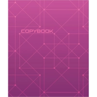 Тетрадь общая А5,48л,кл,скоб,блок-офсет-2 Attache Alpha фиол/красн вассорт