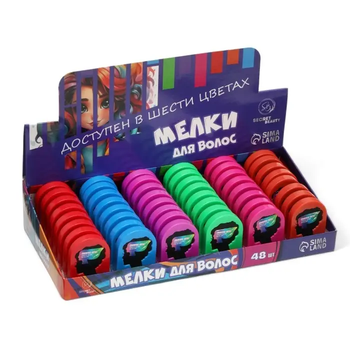 Мелки для волос, микс цветов Мелки для волос, микс цветов