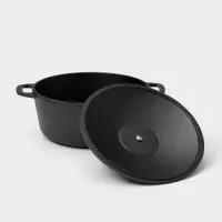 Кастрюля чугунная Wild Kitchen, 3 л, с крышкой