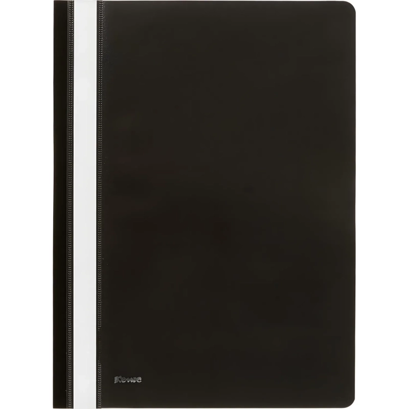 Скоросшиватель пластиковый Комус А4 черный 1810