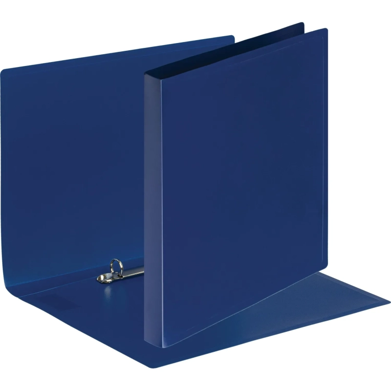 Папка на 2-х кольцах пласт. 16/25мм А4 синяя