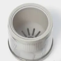 Ёршик для унитаза SAVANNA, настенный, силиконовый, с ёмкостью для моющего средства, 10.5&times;10.5&times;41 см, белый