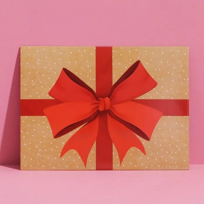 Конверт подарочный «Бант», 15×11 см Конверт подарочный «Бант», 15×11 см