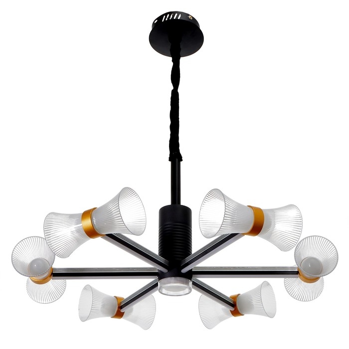 Люстра 1699/6 LED 100Вт 3000-6000К черный 73х73х60 см BayerLux