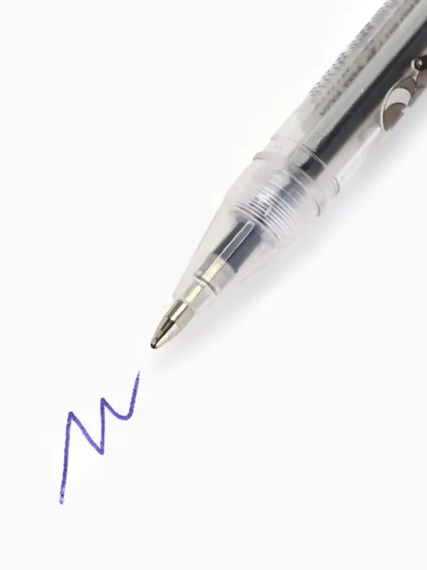 Ручка шариковая с колпачком "Милый енотик", синяя паста 0.7 мм