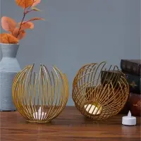 Подсвечник металлический на 1 свечу TAKE IT EASY &laquo;Шар&raquo;, золото, 15.5&times;15 см