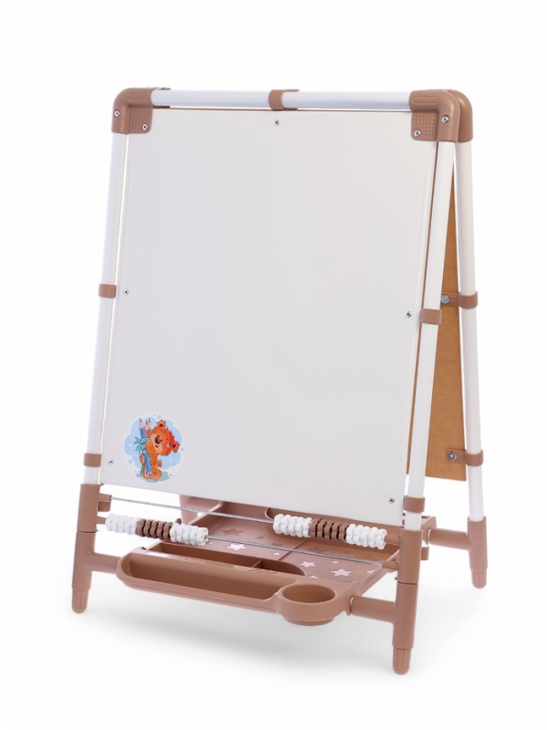 Доска знаний-мольберт 2 двусторонний ДЗМ2/БЖ бежевый