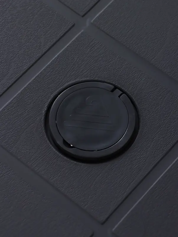 Стол садовый &laquo;Атлант&raquo;, 80&times;80&times;76.5 см, круглый, пластиковый, цвет графитовый