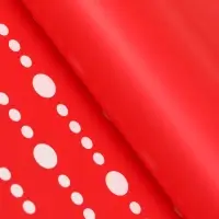 Пленка для цветов, "Бисер", красная, 57х57 см