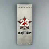Пакет подарочный ламинированный под бутылку, упаковка, &laquo;С 23 февраля&raquo;, 13&times;35&times;10 см