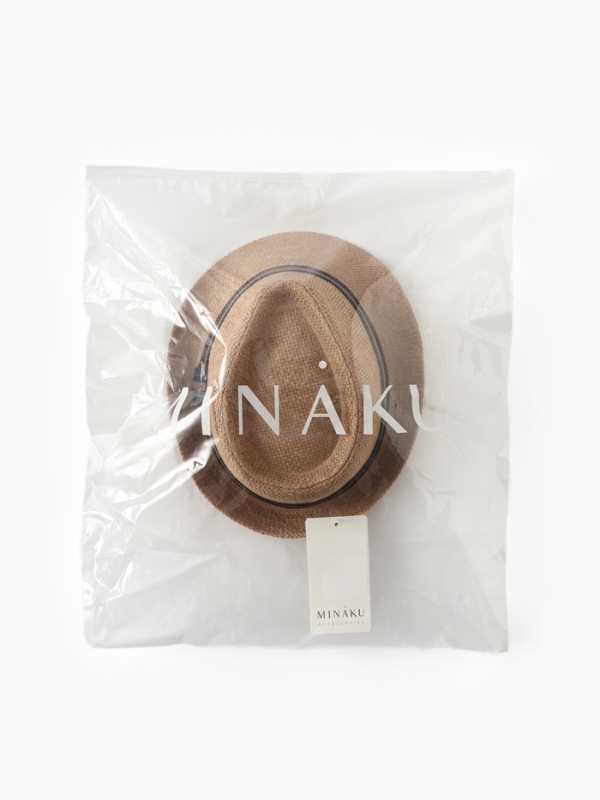 Шляпа мужская MINAKU "Пляж", размер 58, цвет коричневый
