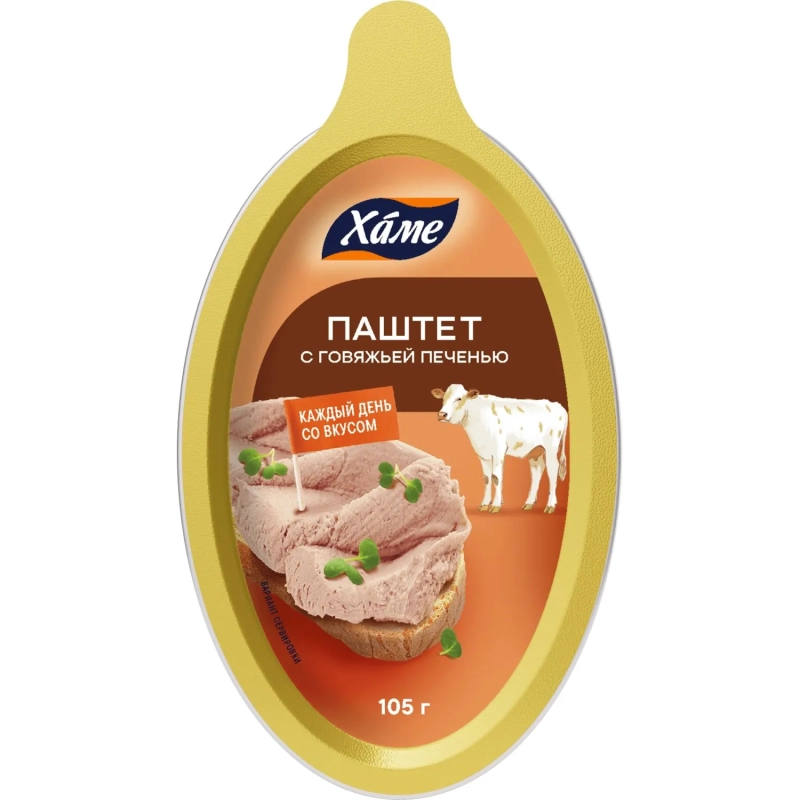 Паштет Hame деликатесный с говяжей печенью 105г