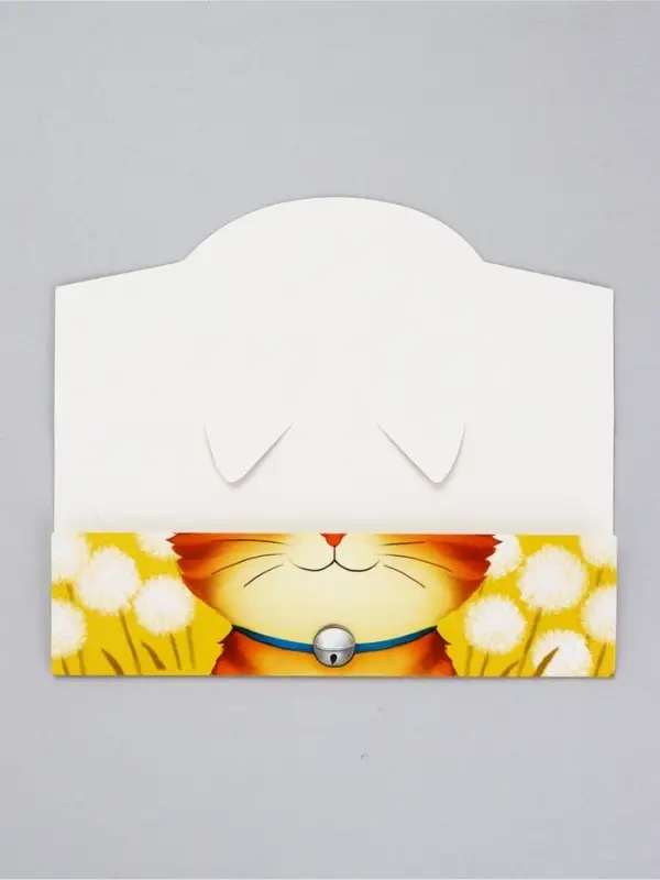 Конверт для денег формовой &laquo;Котик&raquo;, 17.5&times;10 см
