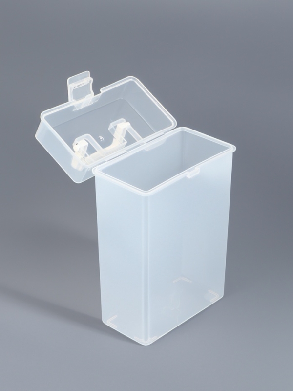 Органайзер для хранения, с ручкой, с крышкой, 16.5×11×6 см, прозрачный