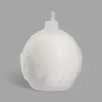 Свеча новогодняя &laquo;С новым годом&raquo;, 51&times;50&times;50 мм
