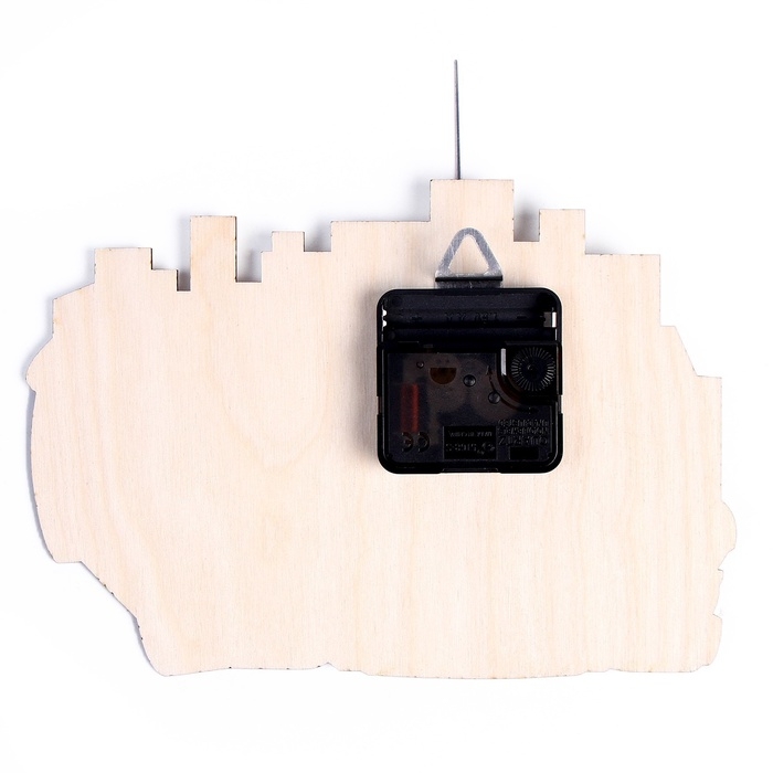 Роспись по дереву «Машинка», часы Роспись по дереву «Машинка», часы